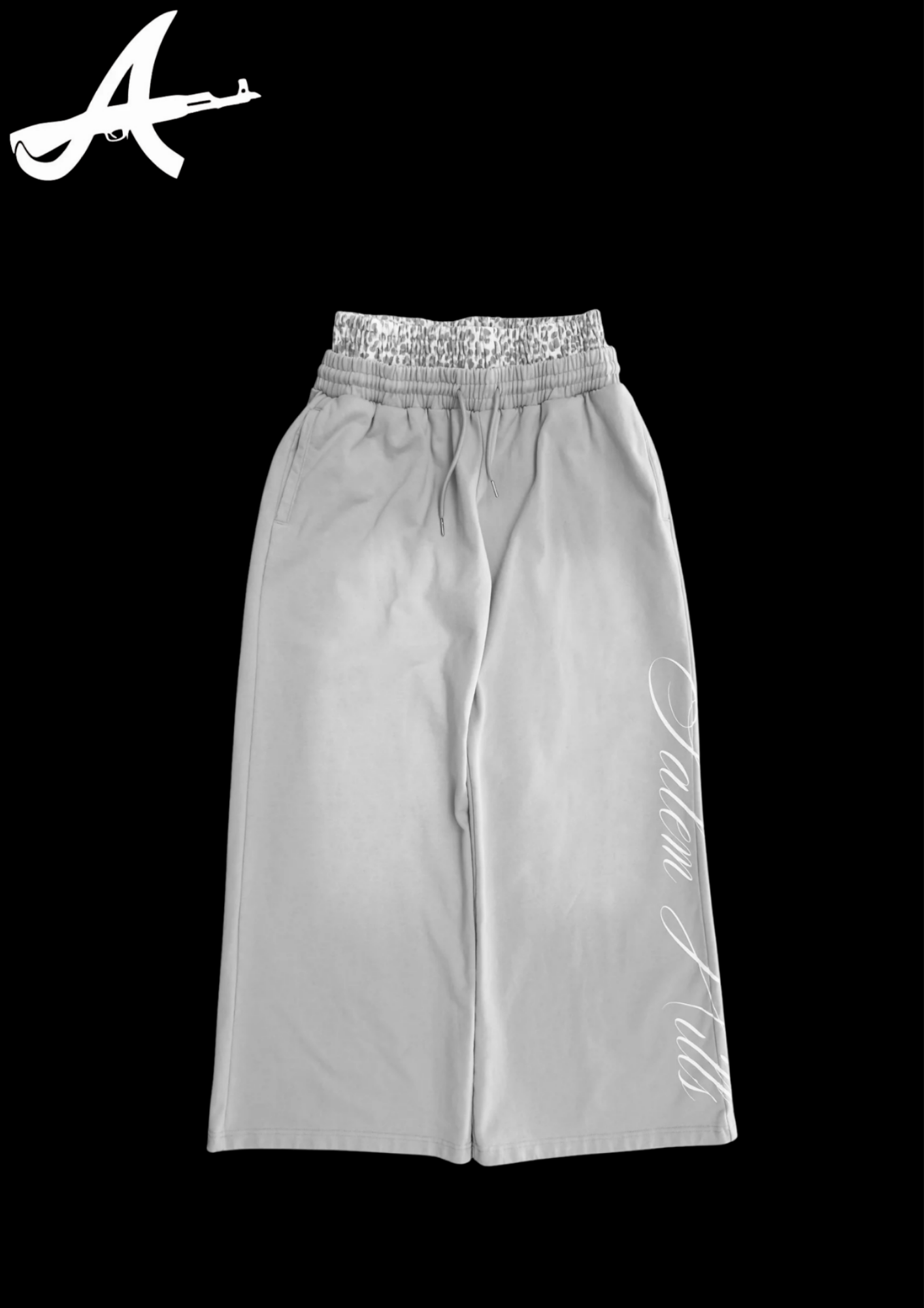 'WHITE LEOPARD' SWEATPANTS