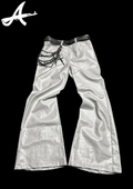 'WHITE0UT' FLARED PANTS