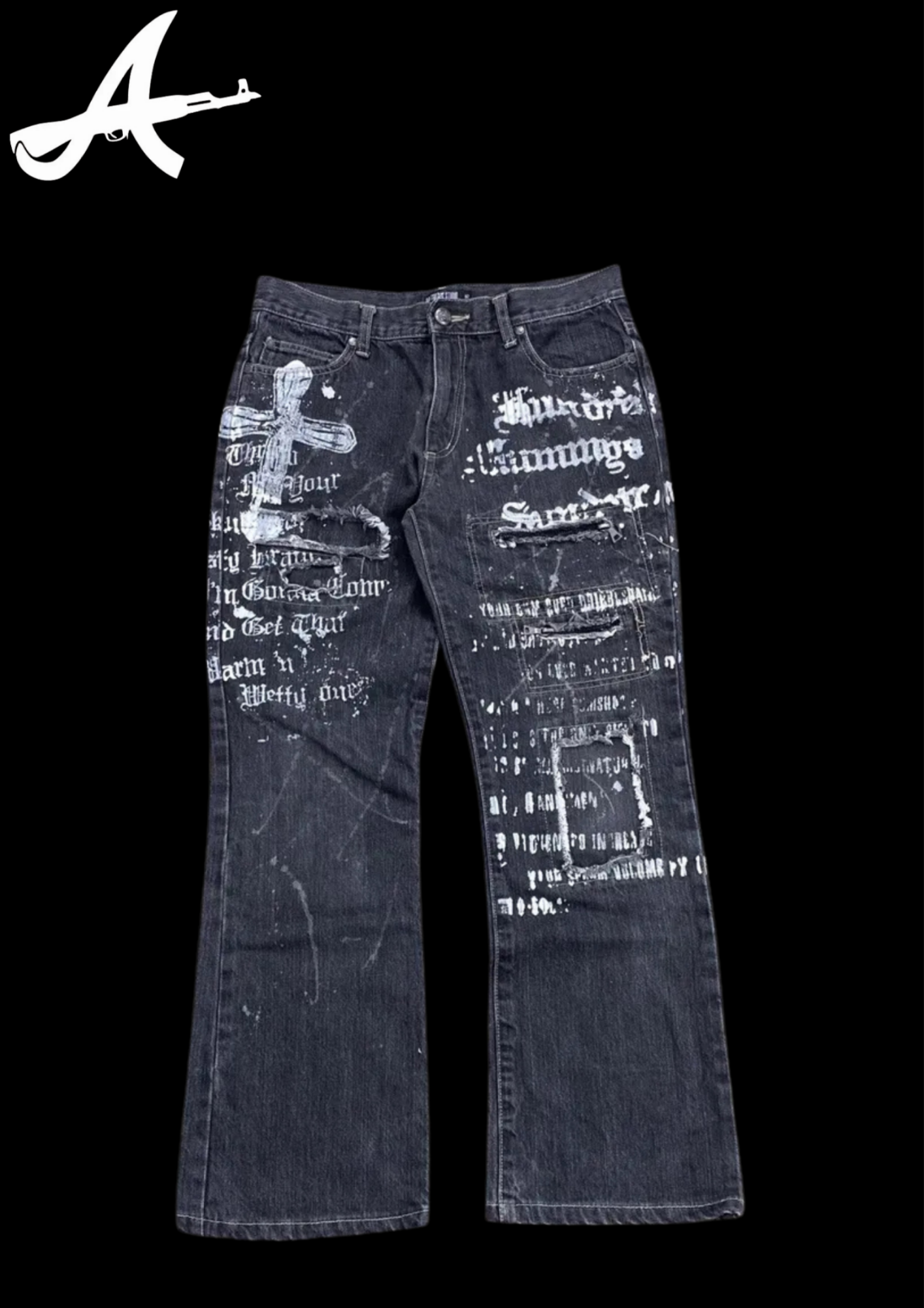 'SCRIPTURE' BOOTCUT JEANS