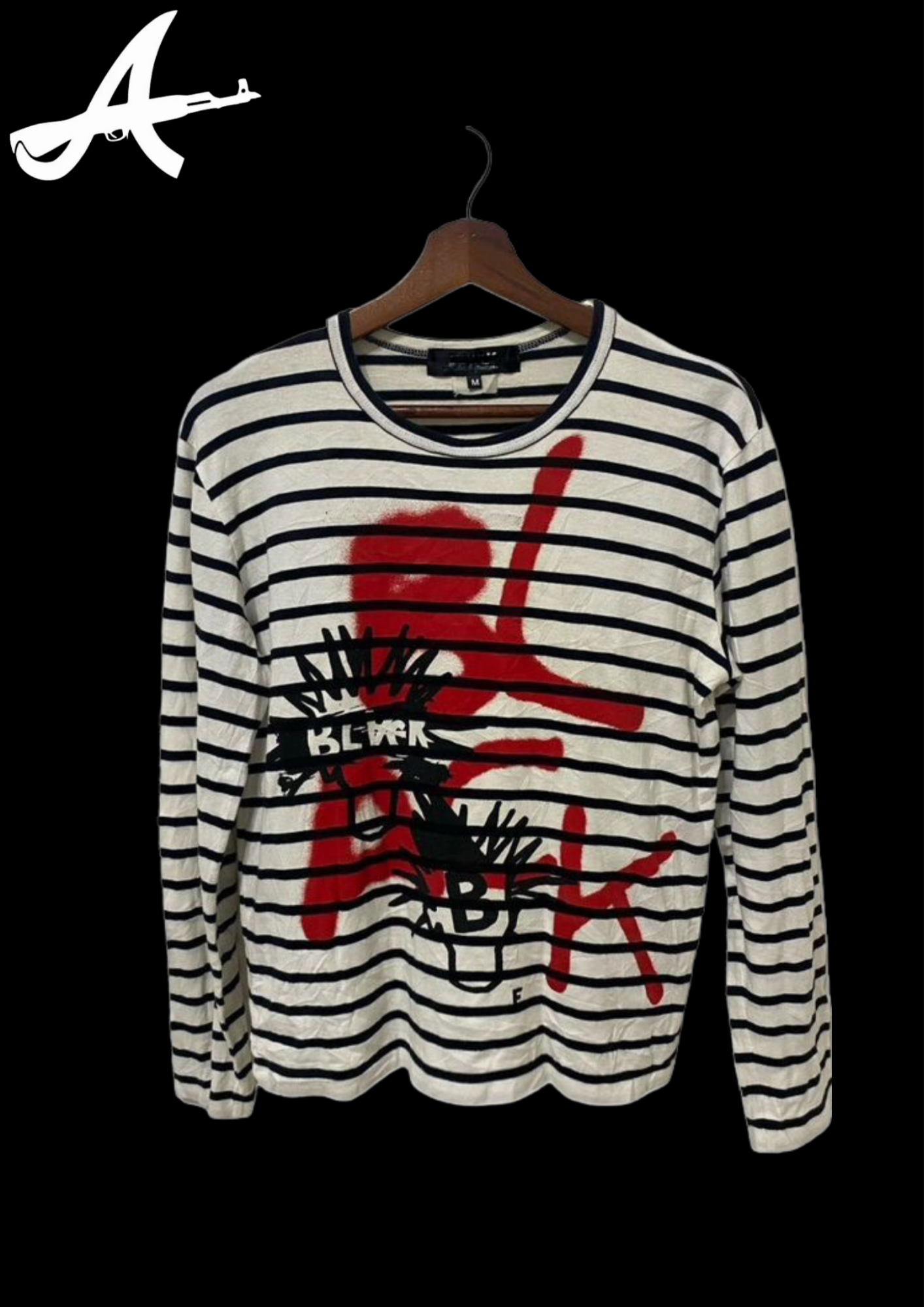 'BLVK' LONGSLEEVE