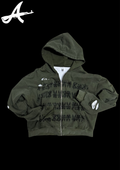 'EXPERIMENT' ZIP HOODIE