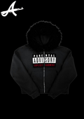 'EXPLICIT' FUR HOODIE