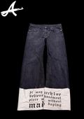 'WRITTEN' FLARED JEANS