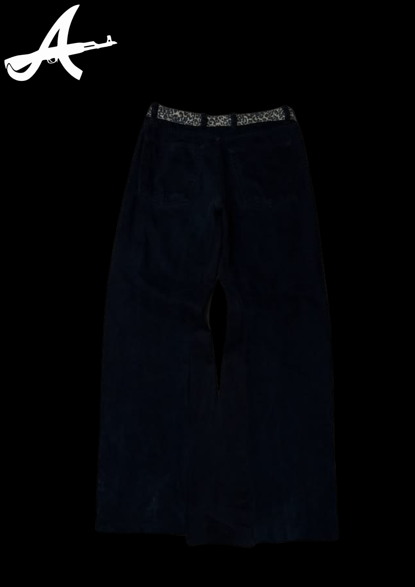 'LEOPARD' FLARED JEANS